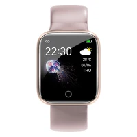

Apple Style i5 Sports Smart Band Watch 1.3 inch HD IP67 Blood Pressure HR Health Monitoring replaceable color strap