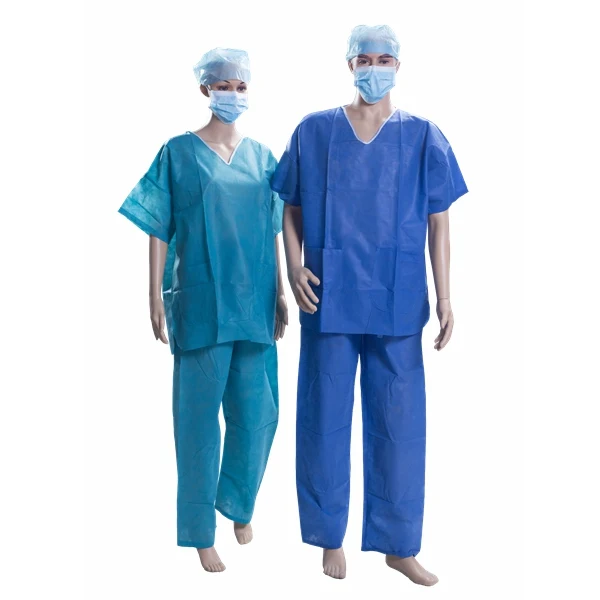 Best Selling Disposable Uniform Non-woven Scrub Suit For Clean Room ...