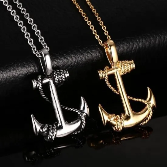 

anchor necklace for men
