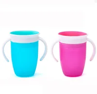 

Baby Cute Trainer 360 Degree Drinking Cups Practical Automatically Seals PP Baby Cup