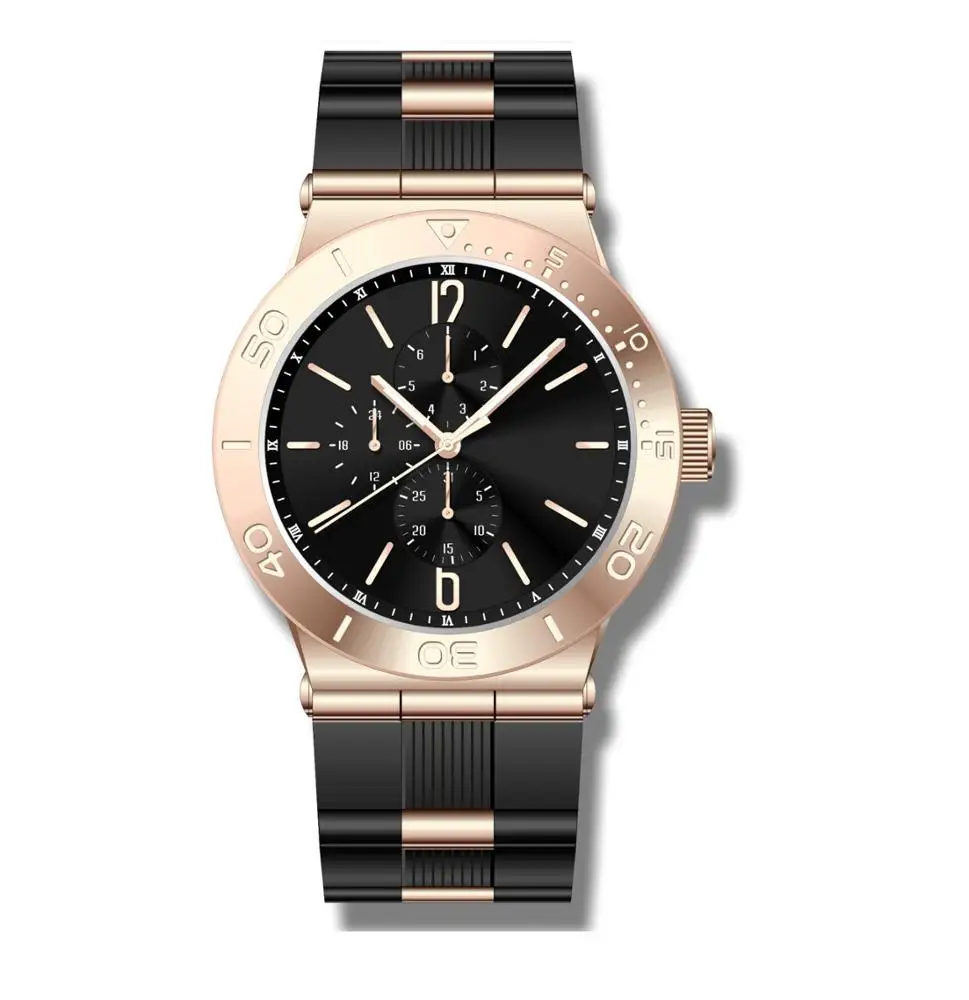 

Shenzhen Dualtime Factory Design Months Japanese Movement Top Brands Rose Gold Case Watch Mens, Customized colors accepted