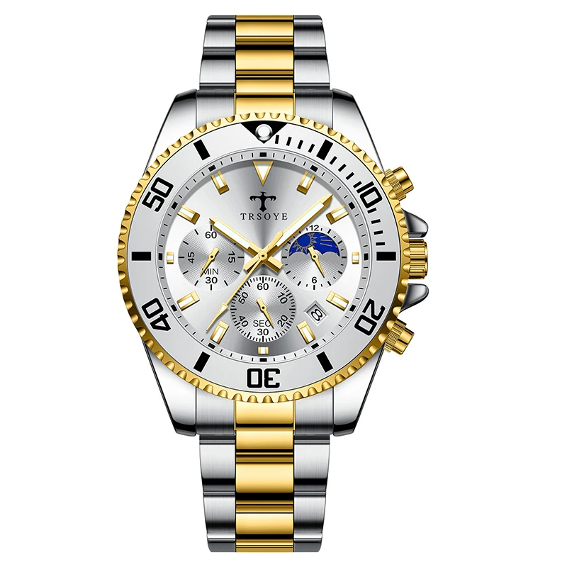 

Professional Sports Waterproof Luxury Rolexwatches TRS688, Black