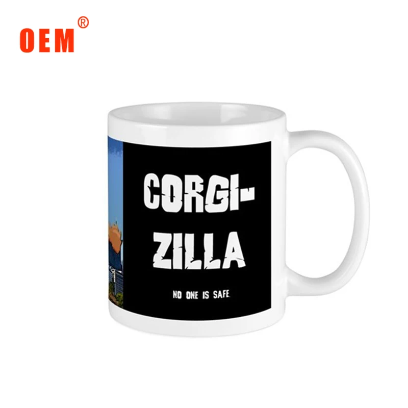 

CHL Cheap 12oz capacity custom sublimation print logo custom Decal Ceramic mugs with logo
