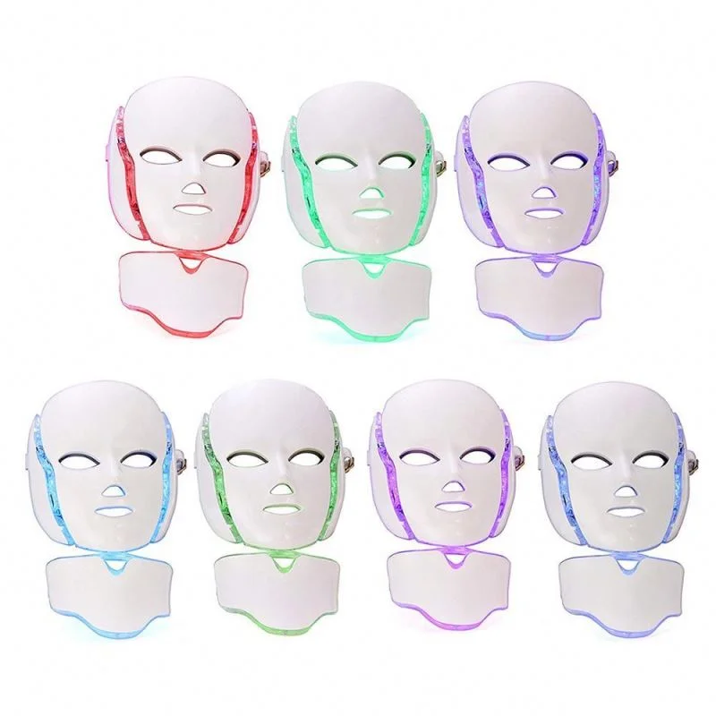 

7 Colors Led Photon Korea Facial Led Light Mask Therapy face Pdt Led