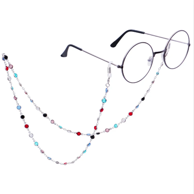 

Handwork made metal funny unique design sunglasses chain with package, Multi color