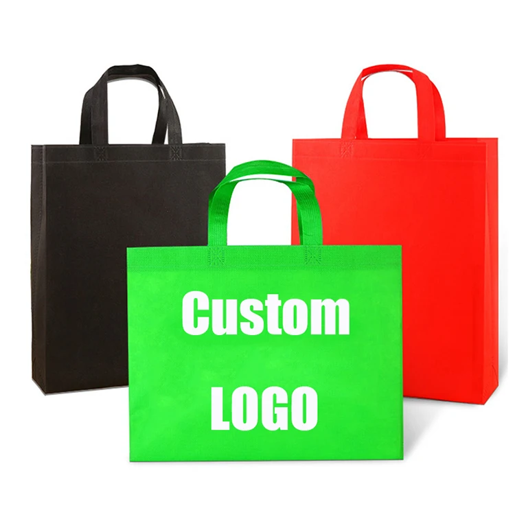 

YASEN Cheap Reusable Non Woven Fabric Shopping Bag Customized Logo Promotional Eco Friendly Nonwoven Tote Grocery Shop Bag