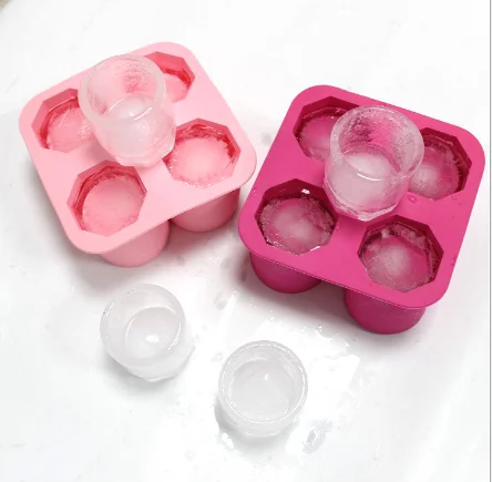

LOVE'N Bar beer ice making individual four-hole ice cup silicone mold LV493I