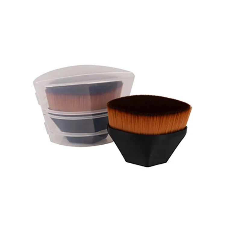 

Professional Synthetic Hair Foundation Powder Cosmetic Private Label Makeup Foundation Brush, As the picture shows or customized color