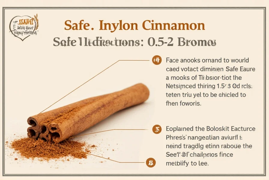 Safe Daily Ceylon Cinnamon Dosage: 0.5-3 Grams Explained
