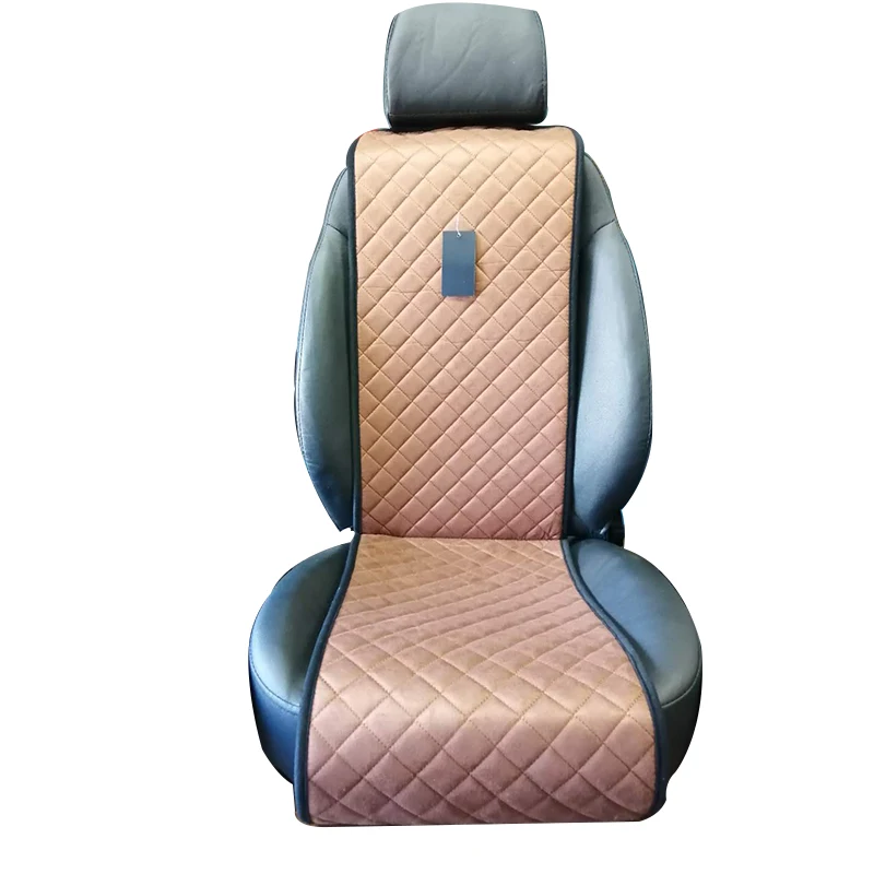 

ROWNFUR cheap Comfortable design Luxury fashion Universal Set Cushion front seat suede half Car Seat Cover, Red