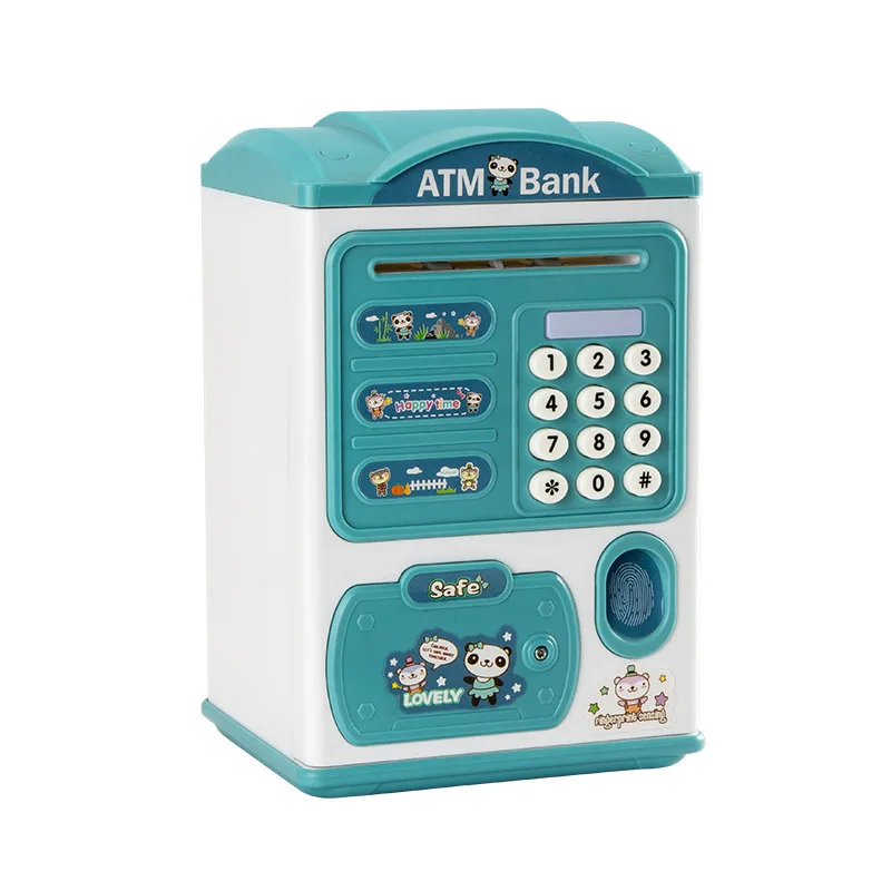 

Novel Cartoon Kids Piggy Bank Toys ATM Bank Fingerprint Piggy Bank Children's Gift Savings Toys