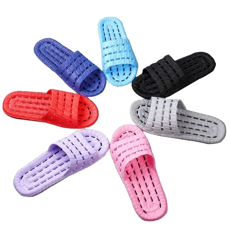 

Wholesale EVA 2020 New Arrival Comfortable Indoor house hotel Shower Unisex Bath Slippers, Red,lilac,light blue,pink, grey,royal blue,black