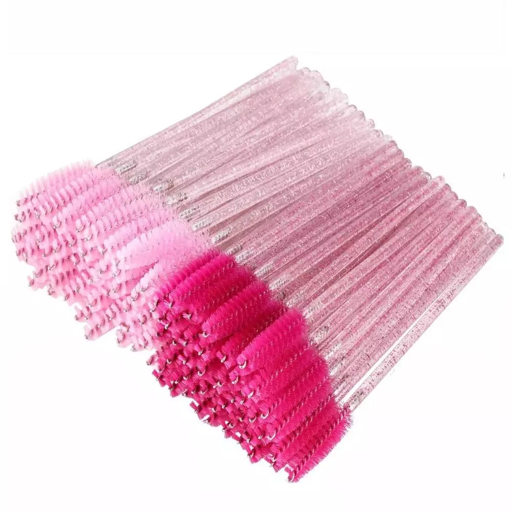

Disposable mascara brush mascara wand for lash extension eyebrows and makeup brush rose red, Red,pink,purple,blue,yellow