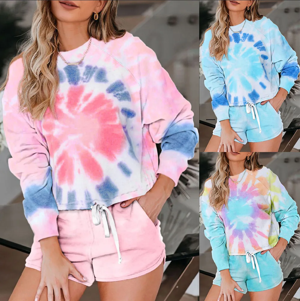 

WW-0184 Ms Leisurewear Two-piece Qiu Dong 2 Piece Fitness Shorts Set Women Clothing Skirts 2020, Customized color