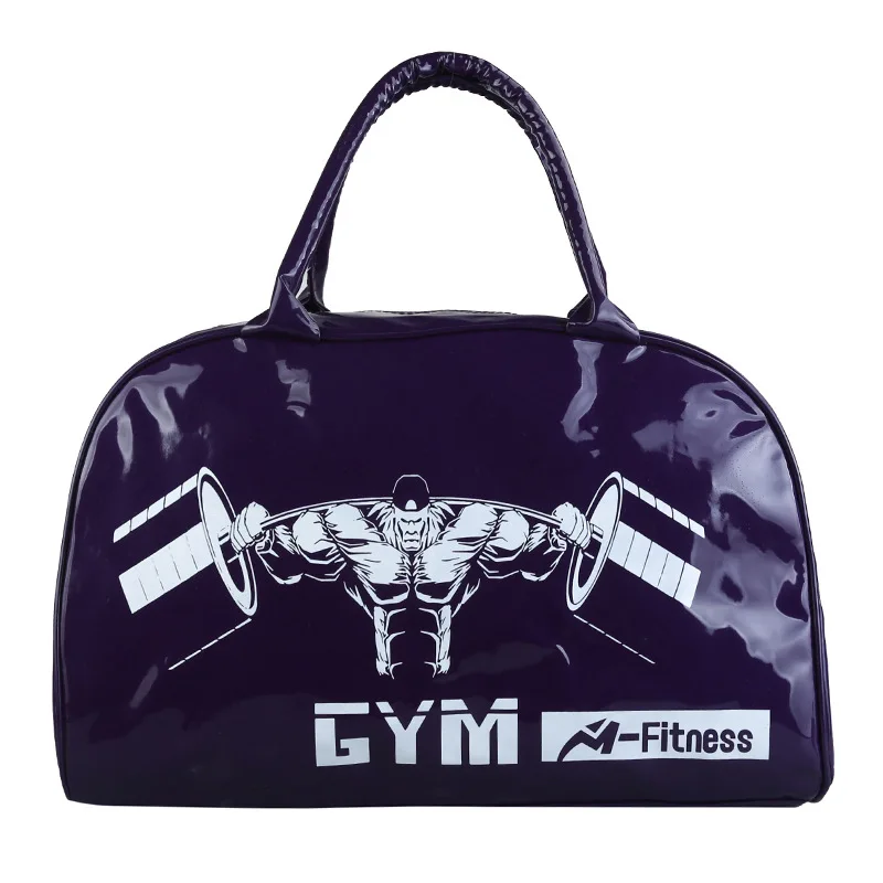 

2021 new multi-functional shiny men and women travel luggage hold-all high-capacity printing PVC waterproof gym travel bag, Picture