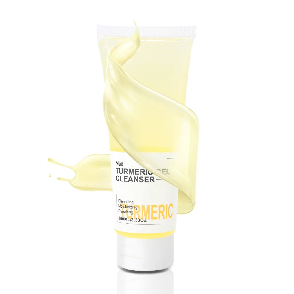 

ANAiRui Hot Fast delivery turmeric facial cleanser with Deep cleaning face with moisturizing face cleanser gel