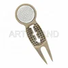 Customized Functional Golf Divot Tool Ball Marker Line Marking Kit