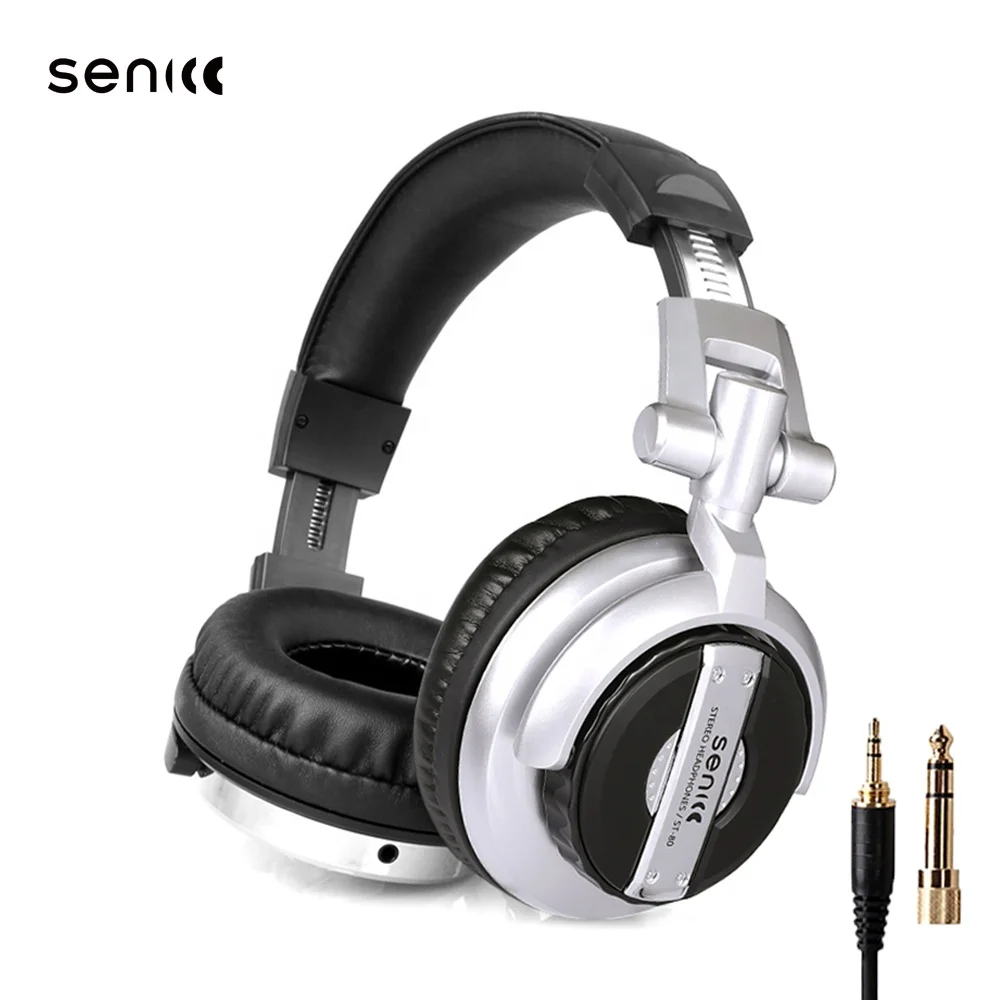 

Somic ST-80 Music Professional DJ Studio Monitor Headphone 6.3mm 3.5mm plug, Black