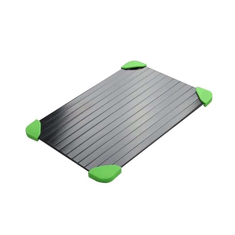 

Fast Defrosting Tray with Green Rubber Corner Thawing Tray Thawing Plate