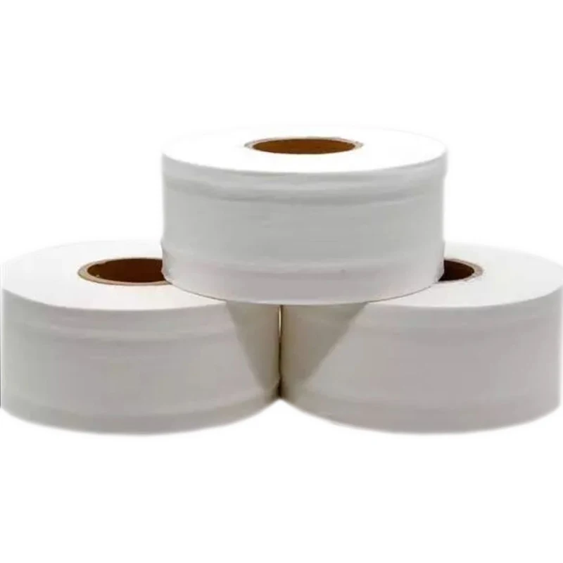 

Big Roll Recycled Pulp Tissue Paper Jumbo Toilet Roll, Nature white