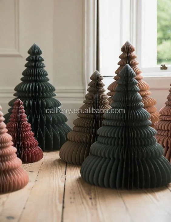 paper honeycomb christmas tree