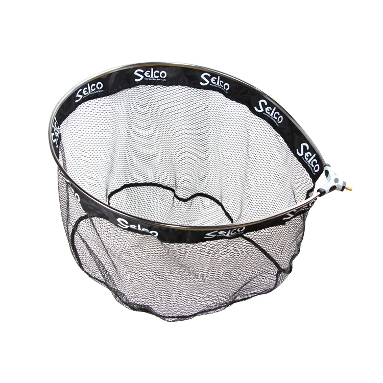 

Hot Sale Dipped Mesh AL Black Fishing Netting Head Fish Landing Net