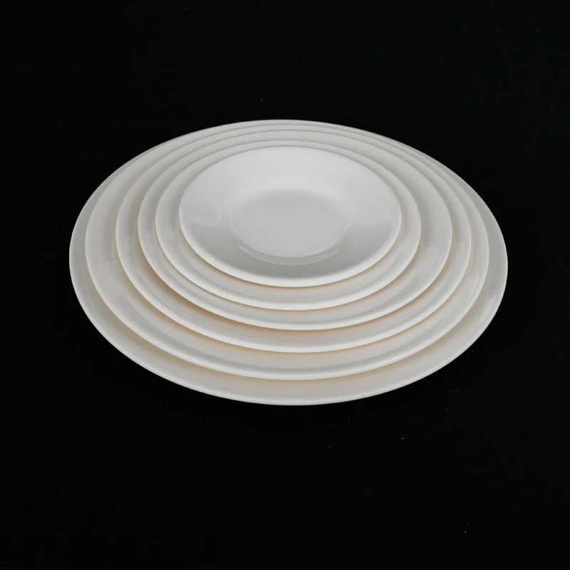 

A5 Melamine Plate Custom Design Colored Flat Cheap Restaurant Melamine Dinner White Melamine Plates, Customized color