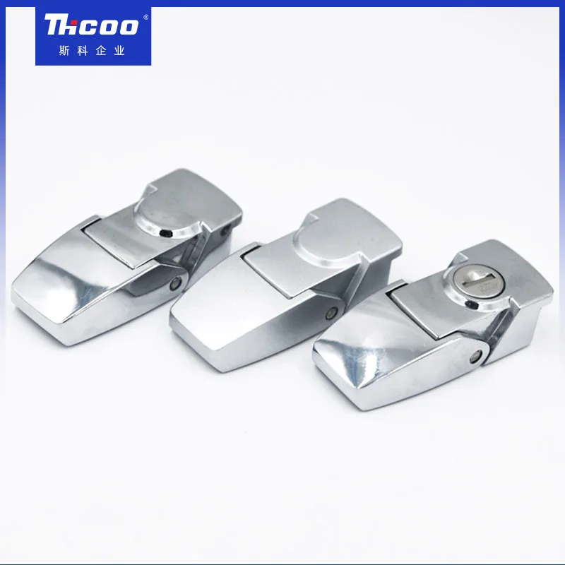 

Industrial Cabinet Trigger Latch Non Locking Latch, Chrome sliver