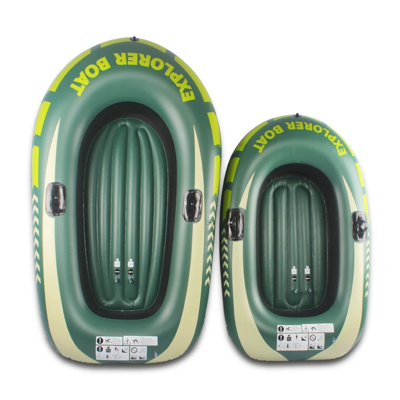 

High Quality Pvc Material Water Toys Fishing Boat Inflatable Boat, Yellow and army green