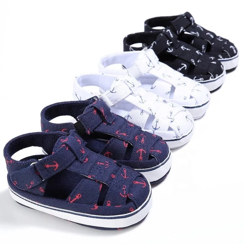 

Cotton Fabric Barefoot Little Kids Sailor New Smart Baby Fisherman Shoes