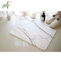 

Bath Mat Shower Set Quick Dry Print Non Slip Bathroom