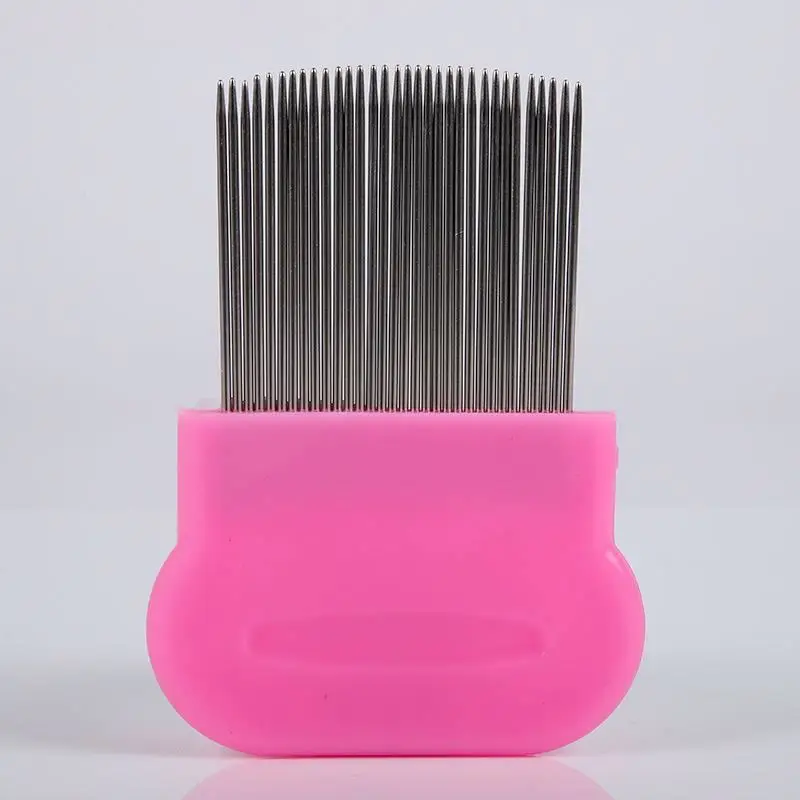 

Wholesale Pet Cleaning ProductsPet Hair Combs Stainless Steel flea comb Pet Dog And Cat Small Hair Brush, Customized color