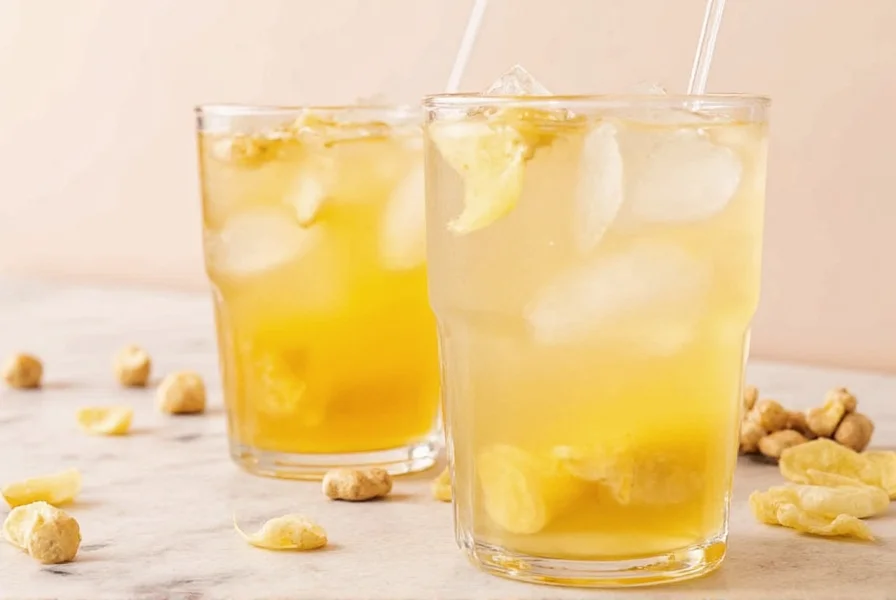 ginger and water
