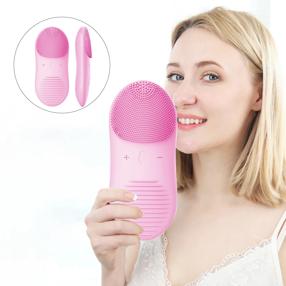 

OEM Face Cleaning Brush Limpiador Ultrasonico Portable Face Washing Machine Skin Lifting Firming Electric Facial Cleansing Brush