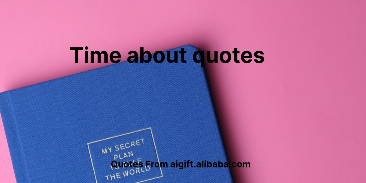 time about quotes