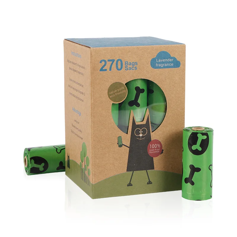 

Eco-friendly  Pet Waste Compostable Scented Dog Poop Bag, Custom