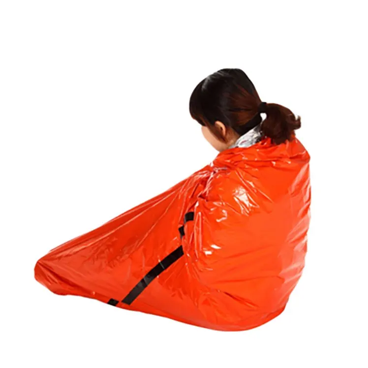 

Waterproof Outdoor Travel Camping Bivvy Emergency Survival Adult Sleeping Bag, Orange