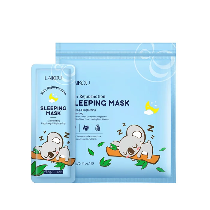 

LAIKOU Whitening Sleeping Mask Set Lightening Moisturizing Firming Tightening Erasing Wrinkle Essence Facial Care Deep Cleansing