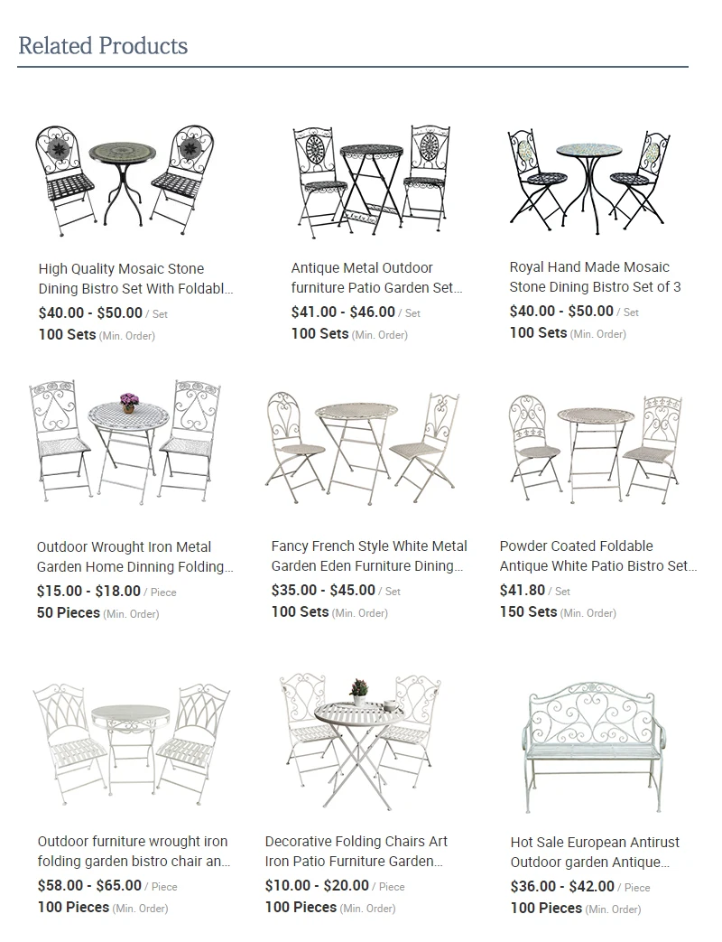 bistro patio table and chairs set on Foldable Patio Table And Chairs Bistro Set Antique Cast Iron Garden Furniture Buy Antique Garden Furniture Wrought Iron Patio Set Classical Round Garden Table Product On Alibaba Com