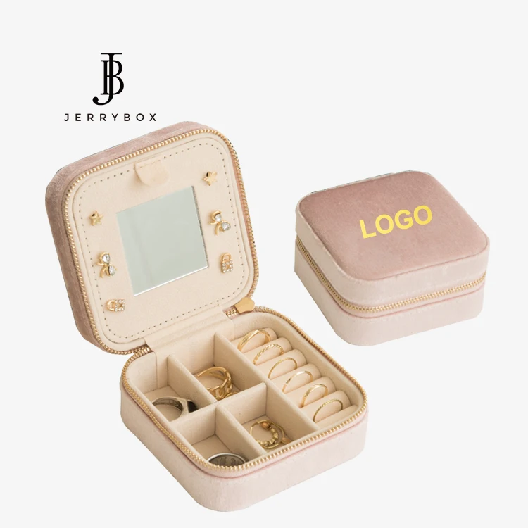 

big luxury custom velvet jewelry box with logo