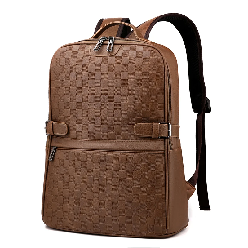 

High quality Unique appearance Pu leisure business backpack for men