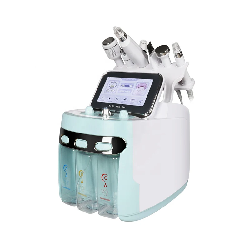 

Looknice 6 In 1 Aqua Skin Hydradermabrasion H2O2 Hydra Pro Facial Machine Portable