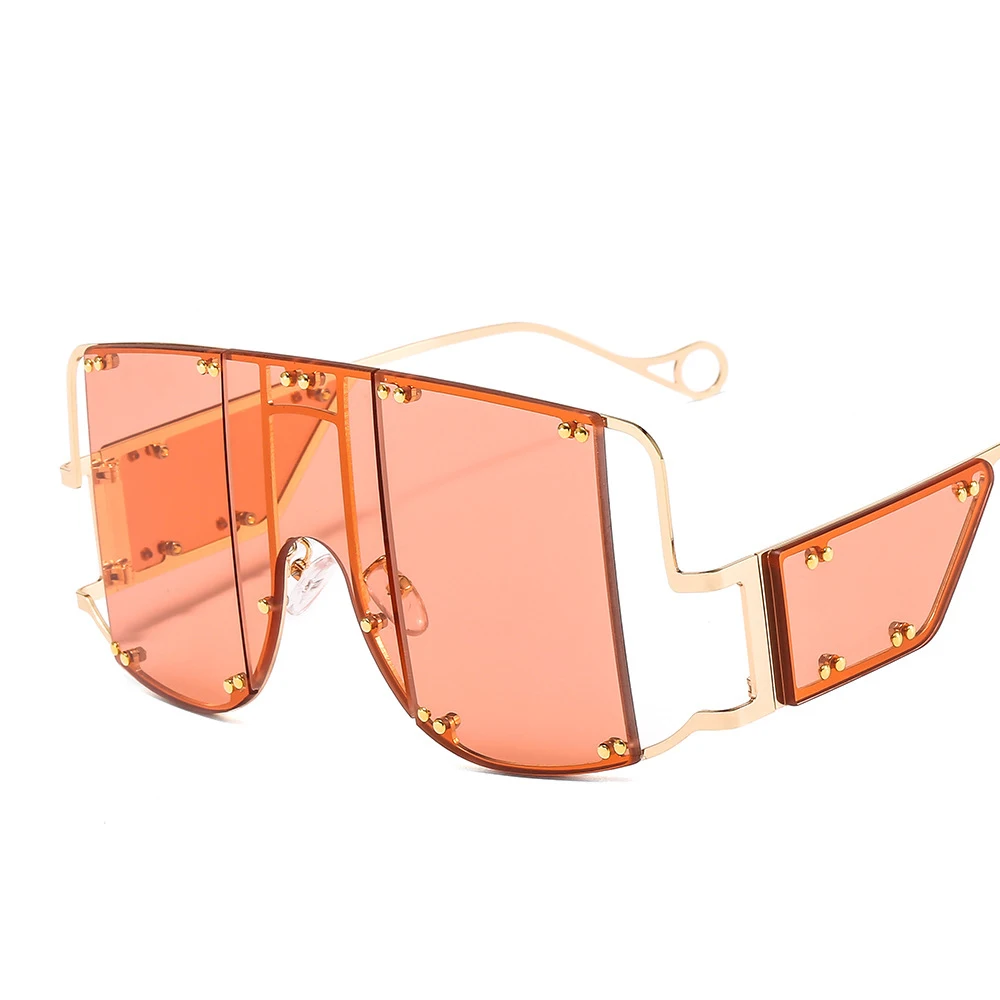 

OTO sunglasses 2020 Oversized frame punk style men's and women's sunglasses