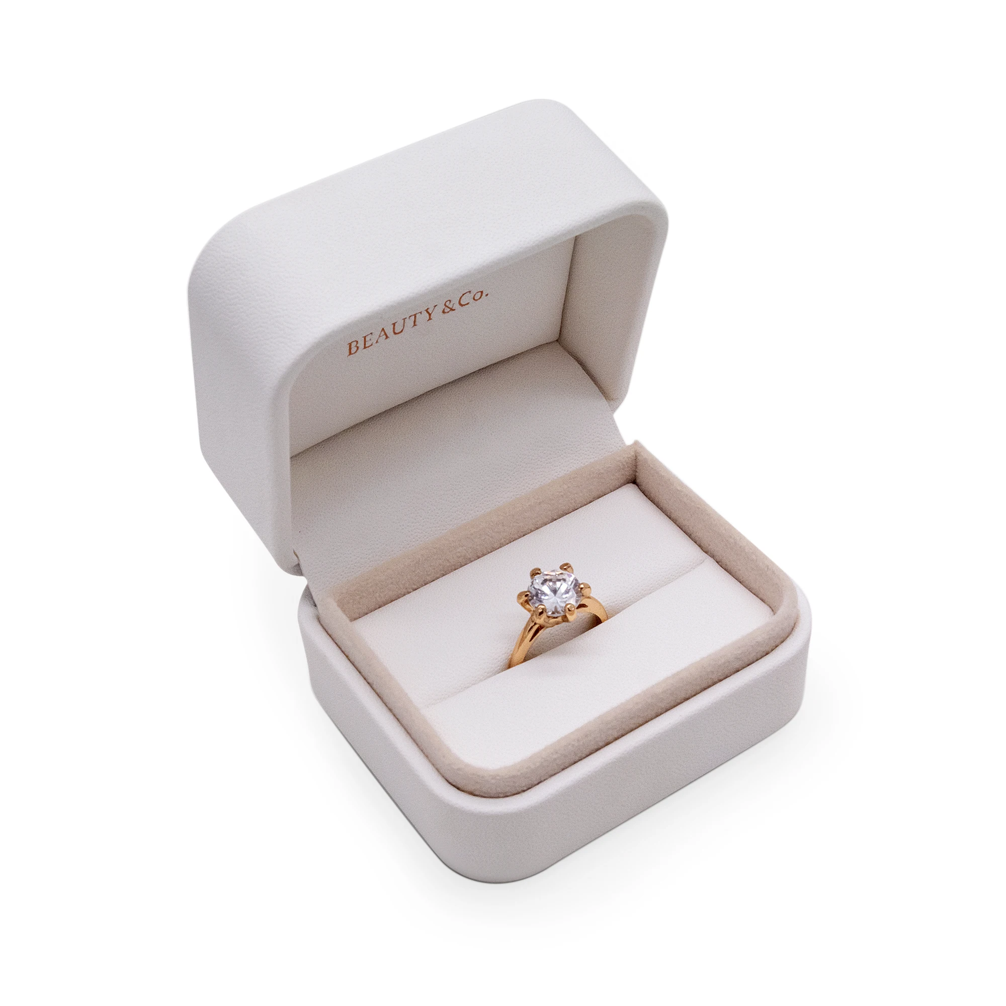 

Custom personalized gift engagement jewelry ring boxes for jewelry packaging