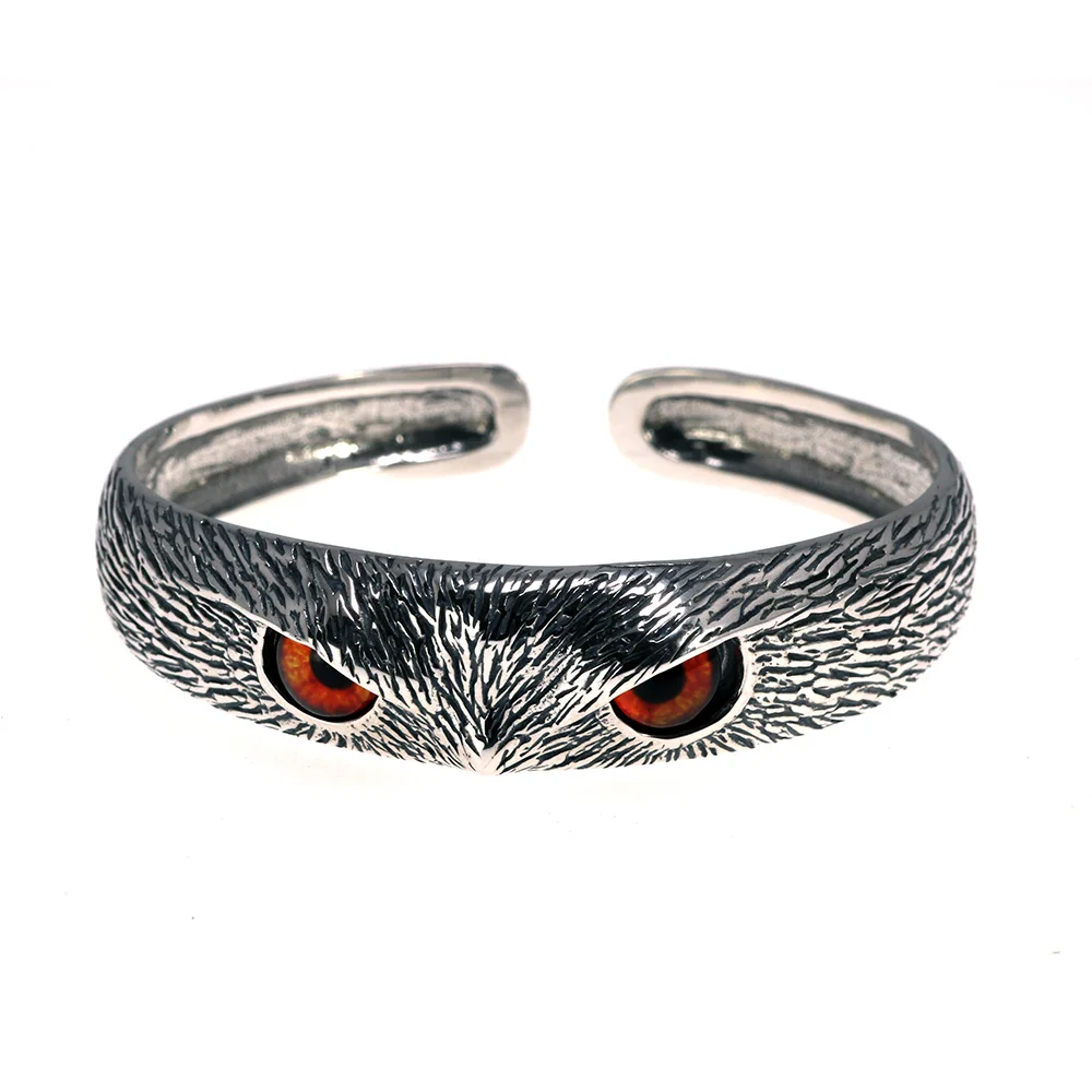 Real 925 Sterling Silver Owl B
