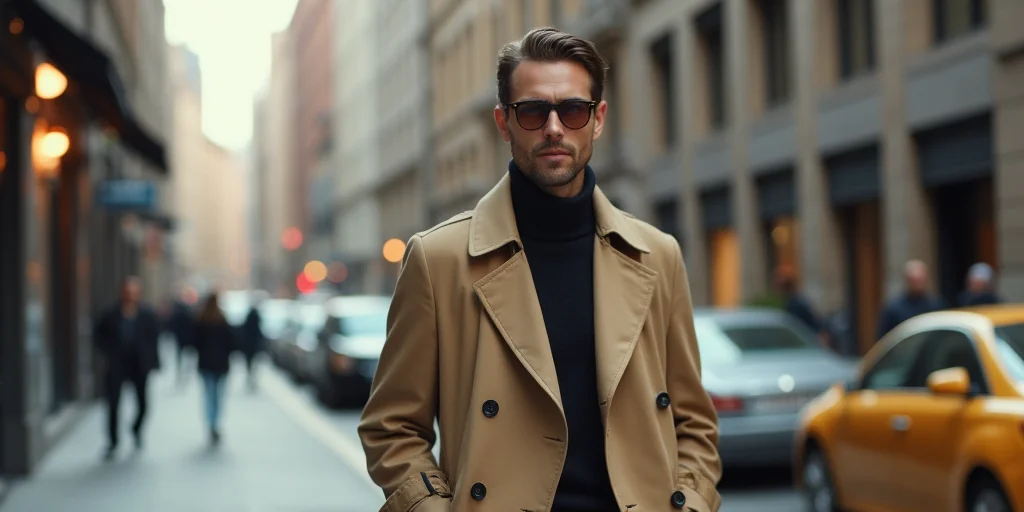 The Best Men's Trench Coat Is Redefining Modern Wardrobes