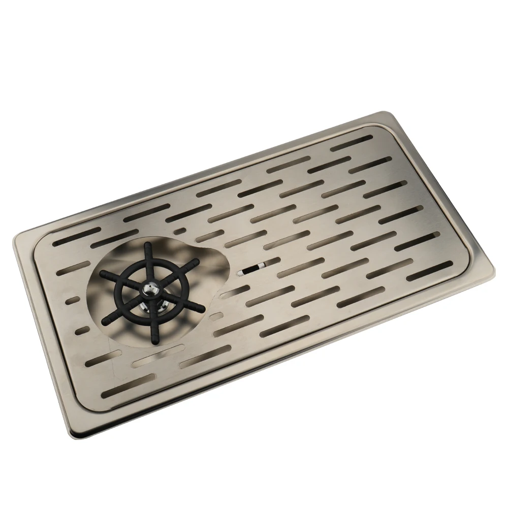 425mm Stainless Steel Pitcher Rinser High Pressure Bar Beer Cup Washer Undermount Kitchen Sink With Glass Rinser