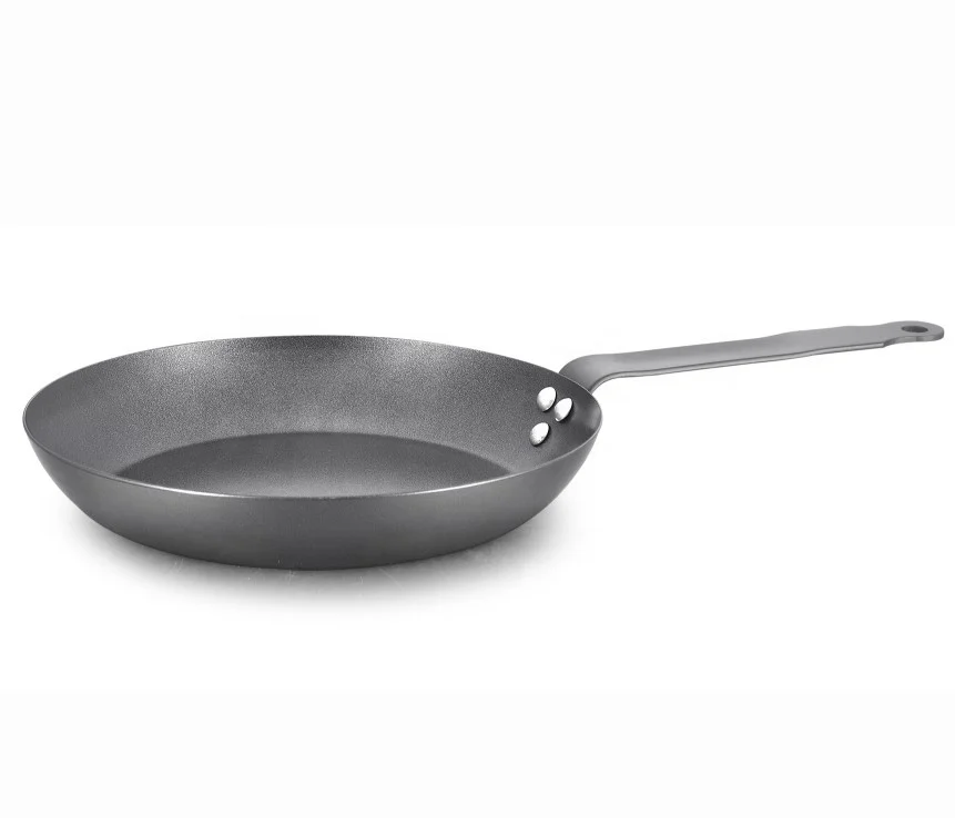 France Style Carbon Steel Frying Pan Nonstick Skillet 20''\24''\28