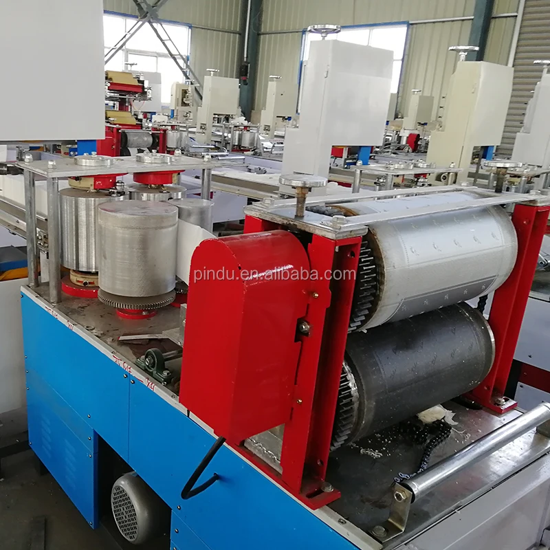 Restaurant Napkin Pocket Tissue Paper Cutting Printing Embossing Making