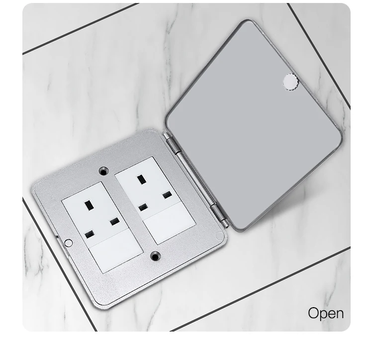 Wholesale Britain standard multi module 13A open floor socket